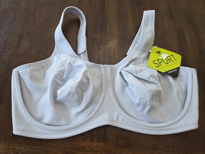 NWT Wacoal 42D Blue Sport Underwire Bra 855170 Free Shipping 131597