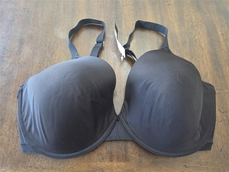 NWT Natori 38G Imagine J-Hook Contour Bra 731183 Black 131598
