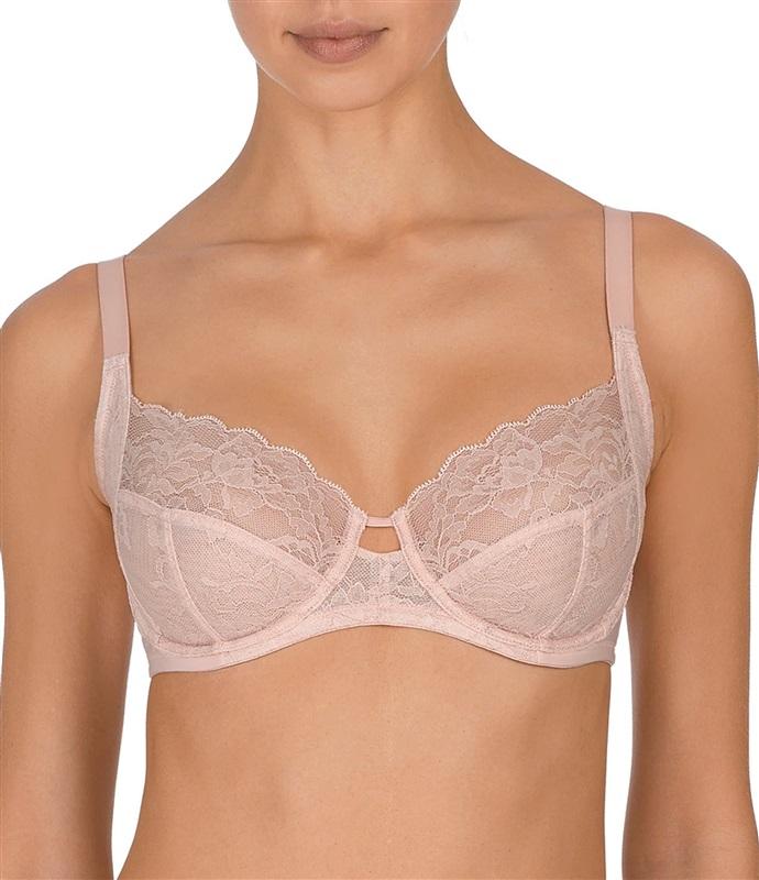 NWOT Natori 32C Statement Full Figure Underwire Bra 746211 peach 131616
