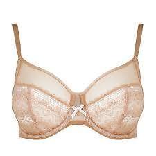 NWOT Chantelle 36D Revele Moi Underwire Bra 1571 Lace Beige 131668