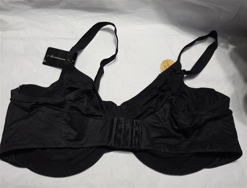 NWT Wacoal Perfect Primer 36D Full Figure Underwire Bra 855213 Black 131675
