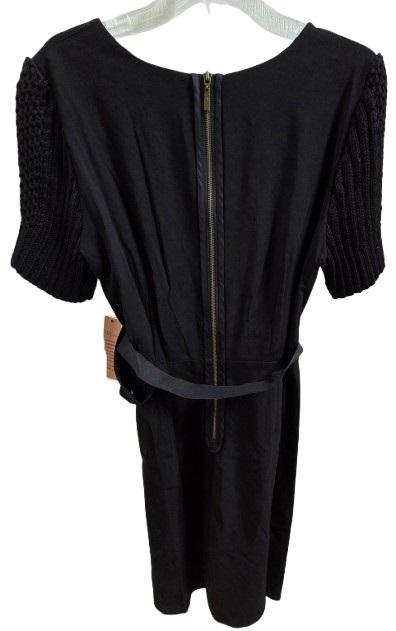 NWT Nue by Shani 6 Belted Knit Sleeve Shapewear Dress Day to Night 131678