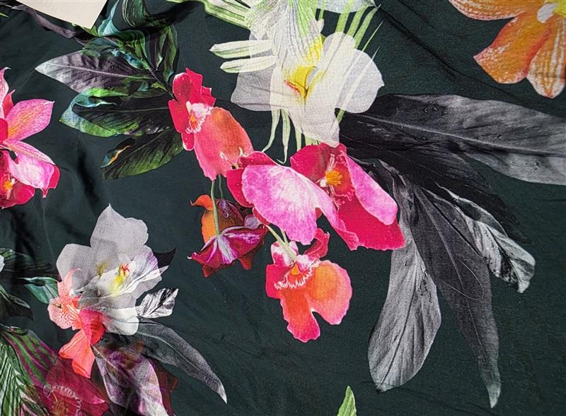 NWT La Blanca 18w Island Goddess Beyond Jungle Bandeau Tankini Swim Top 131679