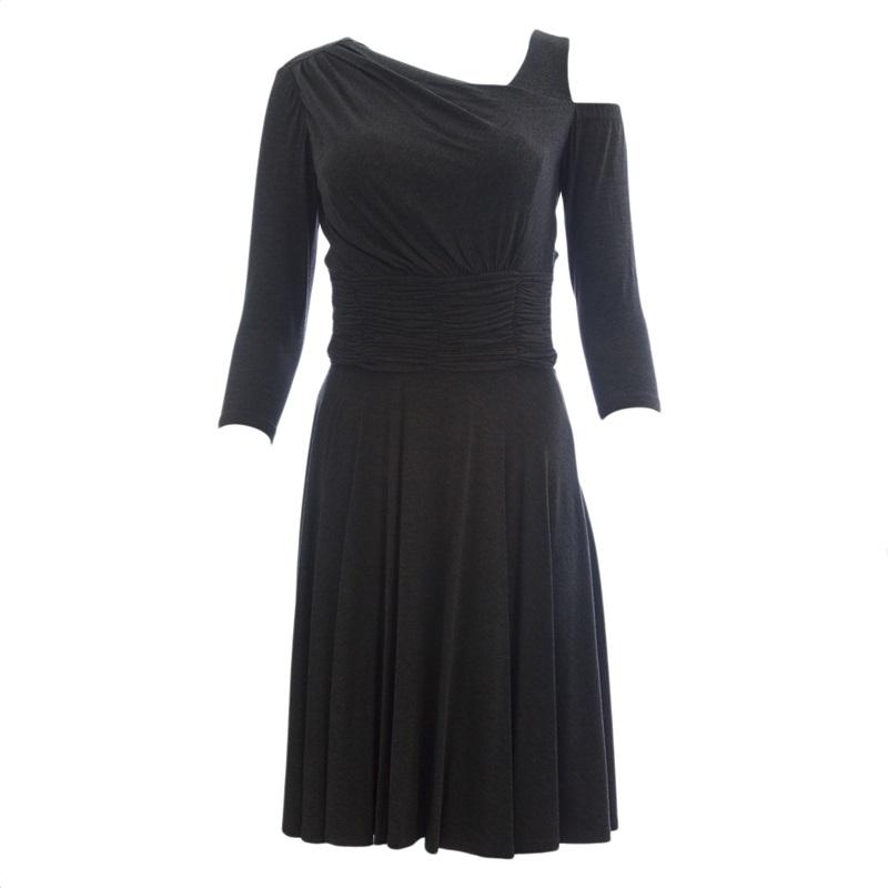 NWT Nue by Shani 4 Cold Shoulder Drape Wrap Dress S293 131729