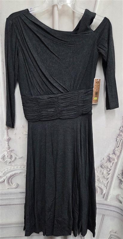 NWT Nue by Shani 4 Cold Shoulder Drape Wrap Dress S293 131729