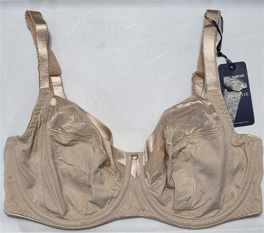 NWT Fantasie 34DDD USA Illusion Side Support Bra FL2982 Beige 131752