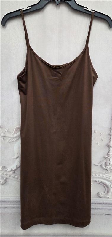 NWOT Banana Republic S Camisole Layering Brown Slip Dress 131804