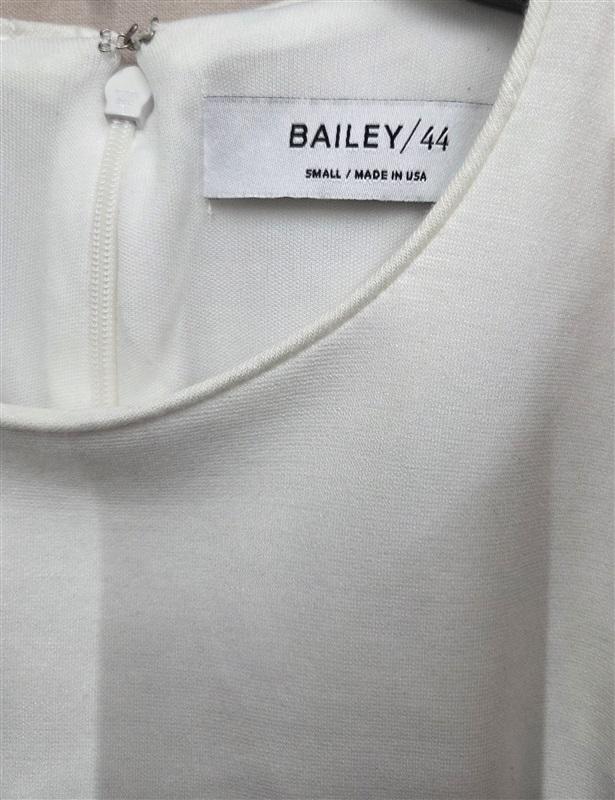 NWT Bailey 44 SMALL Anthropologie Do The Hustle Sequin White Black Dress 131806