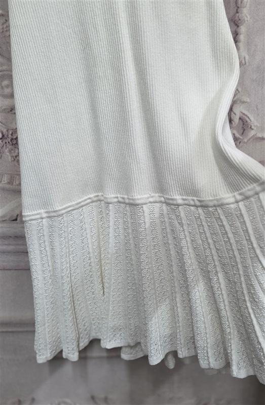 NWT Bailey 44 S Evaline Dress White Eyelet A-Line Lace Sweater Knit 131809