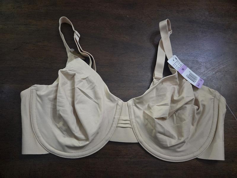 NWT Wacoal 36D Back At Ease Underwire 855308 Beige Bra 131817