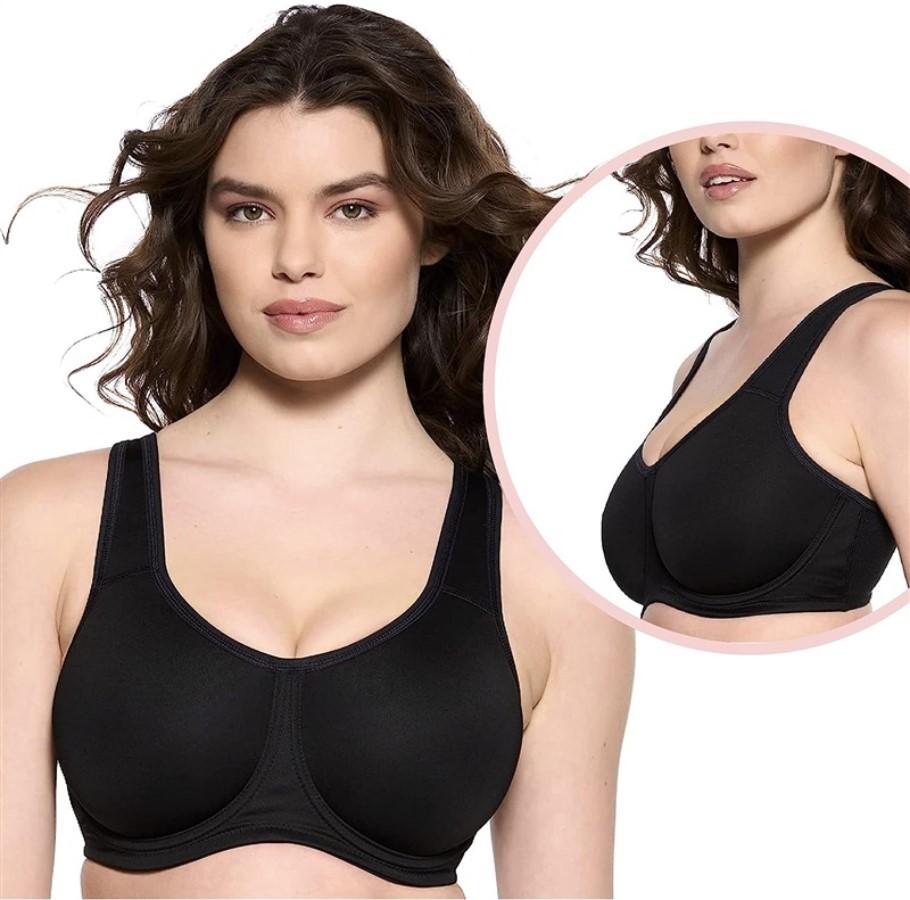 NWT Paramour 32DDD Felina Body X Full Fig Med Impact Sports 135131 Bra 131820