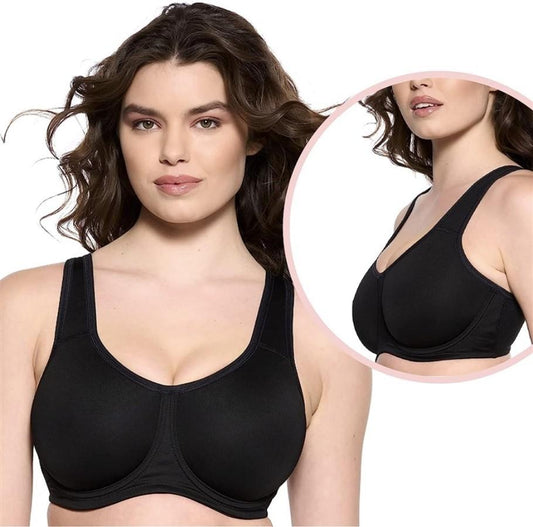 NWT Paramour 32DDD Felina Body X Full Fig Med Impact Sports 135131 Bra 131820