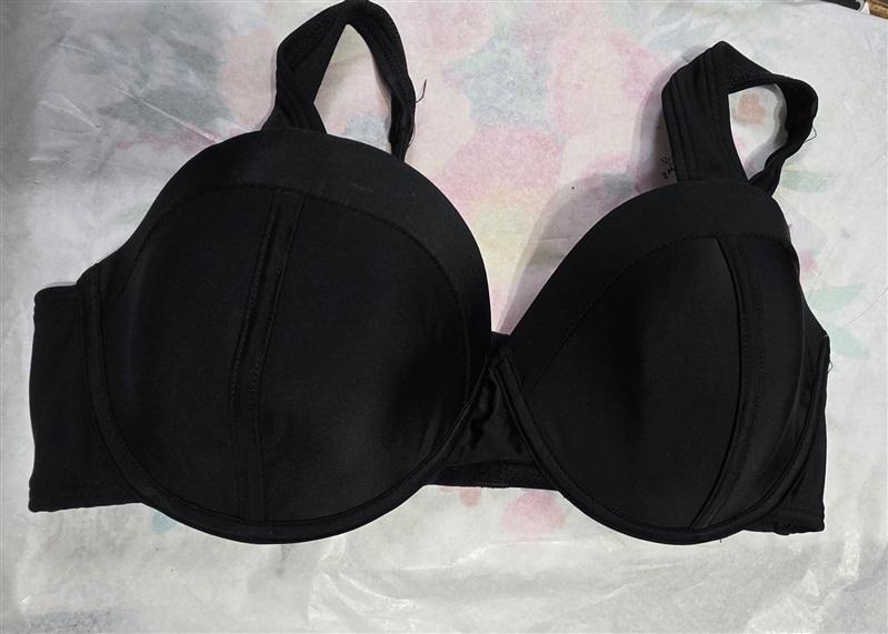 NWT Gabi Fresh 16 G/H Swim Underwire Bikini Top Black 131822