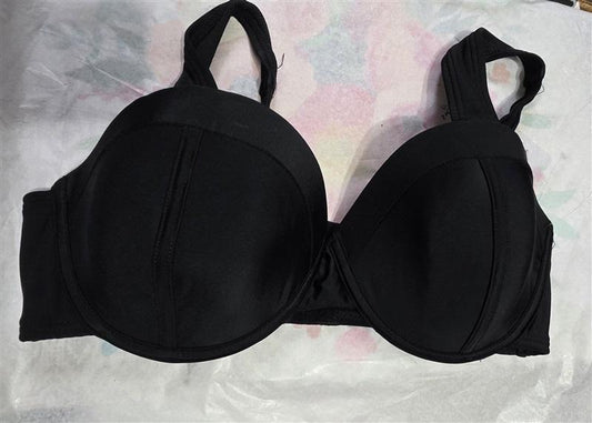 NWT Gabi Fresh 16 G/H Swim Underwire Bikini Top Black 131822