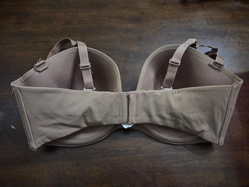 NWOT Simone Perele 34F Essential Strapless Plunge Bra 13V303 Beige 131824