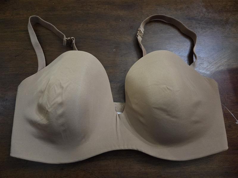 NWOT Simone Perele 34F Essential Strapless Plunge Bra 13V303 Beige 131824