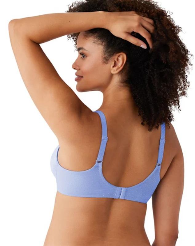 NWT Wacoal 34C Back Appeal Underwire Bra 853303 Periwinkle T Shirt 131825