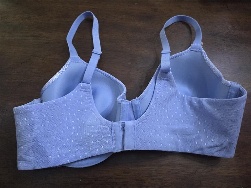 NWT Wacoal 34C Back Appeal Underwire Bra 853303 Periwinkle T Shirt 131825