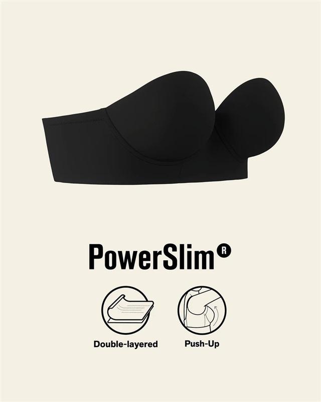 NWT Leonisa 38B Bra 360 Strapless Contouring Bra Black 131827