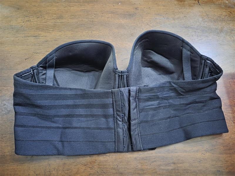 NWT Leonisa 38B Bra 360 Strapless Contouring Bra Black 131827