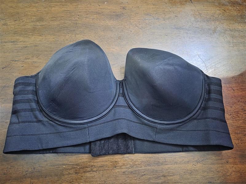 NWT Leonisa 38B Bra 360 Strapless Contouring Bra Black 131827
