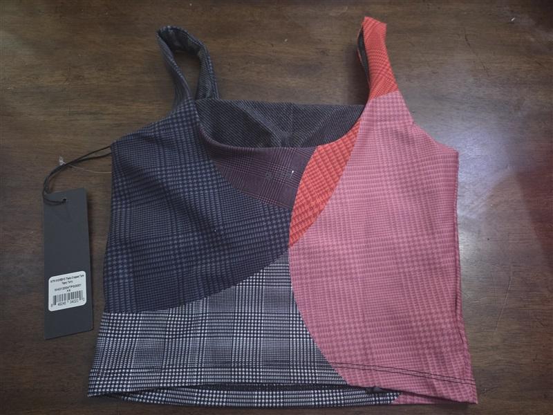 NWT Wear it With Heart XS Thalia Crop Tank Topsy Turvy Plaid 131828