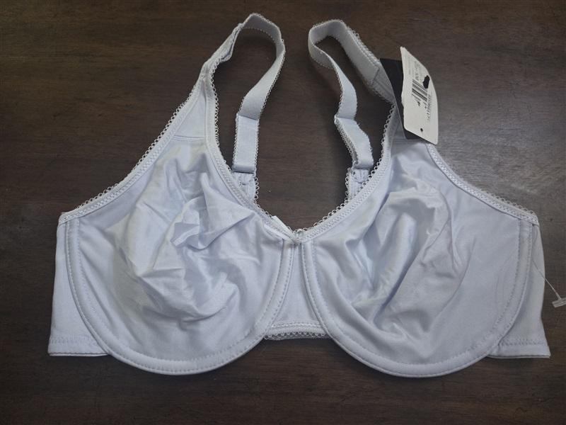 NWT Wacoal 36D Basic Beauty Full Figure Underwire Bra 855192 Blue 131830
