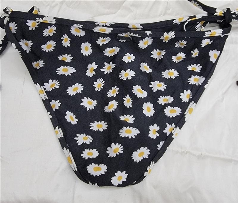 NWOT Volcom XL Daisy Side Tie Ruched Bikini Swim Bottom 131857
