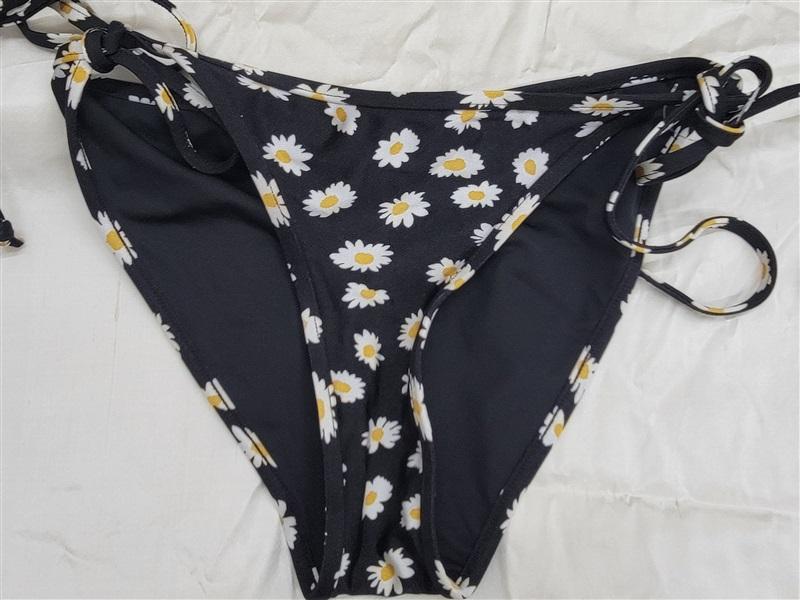 NWOT Volcom XL Daisy Side Tie Ruched Bikini Swim Bottom 131857