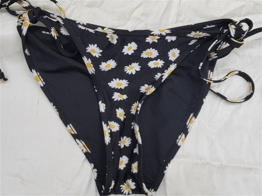 NWOT Volcom XL Daisy Side Tie Ruched Bikini Swim Bottom 131857