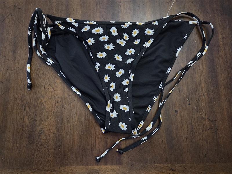 NWOT Volcom XL Daisy Side Tie Ruched Bikini Swim Bottom 131857