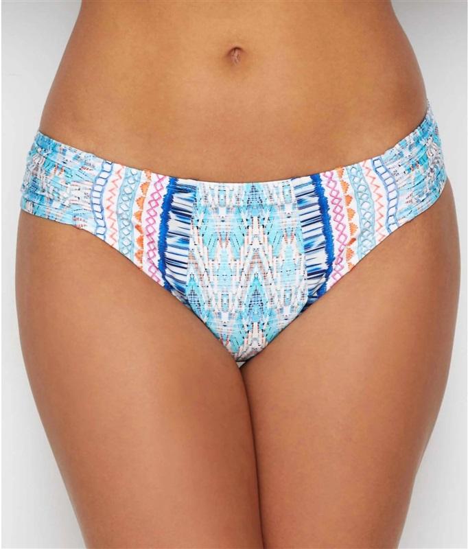 NWT La Blanca 14 Milano Stripe Rusched Side Bikini Swim Bottoms 131862