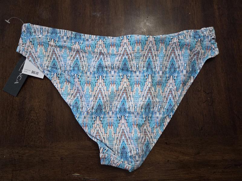 NWT La Blanca 14 Milano Stripe Rusched Side Bikini Swim Bottoms 131862