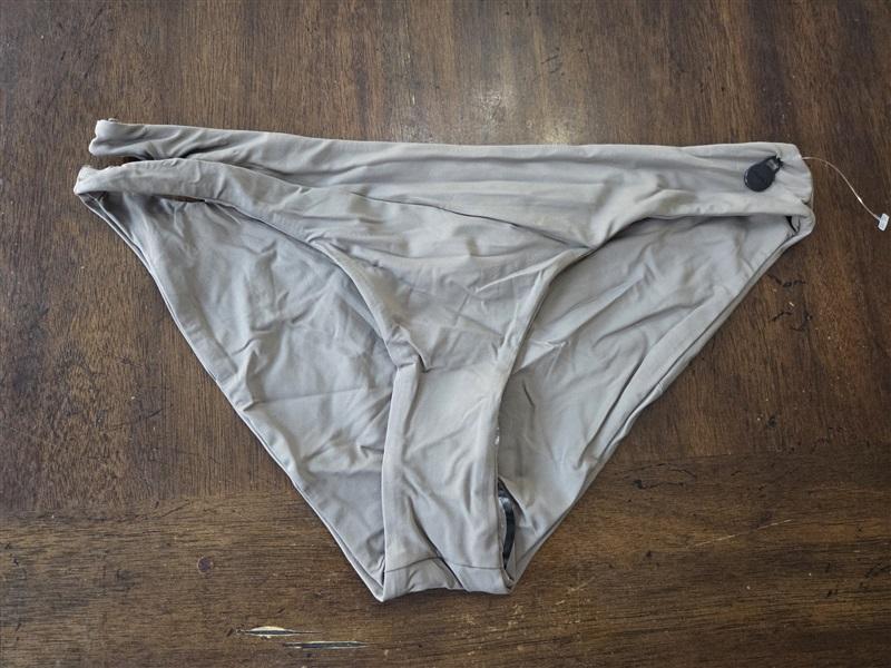 NWOT Volcom S Simply Seamless Double Strap Bikini Taupe Swim Bottom 131882