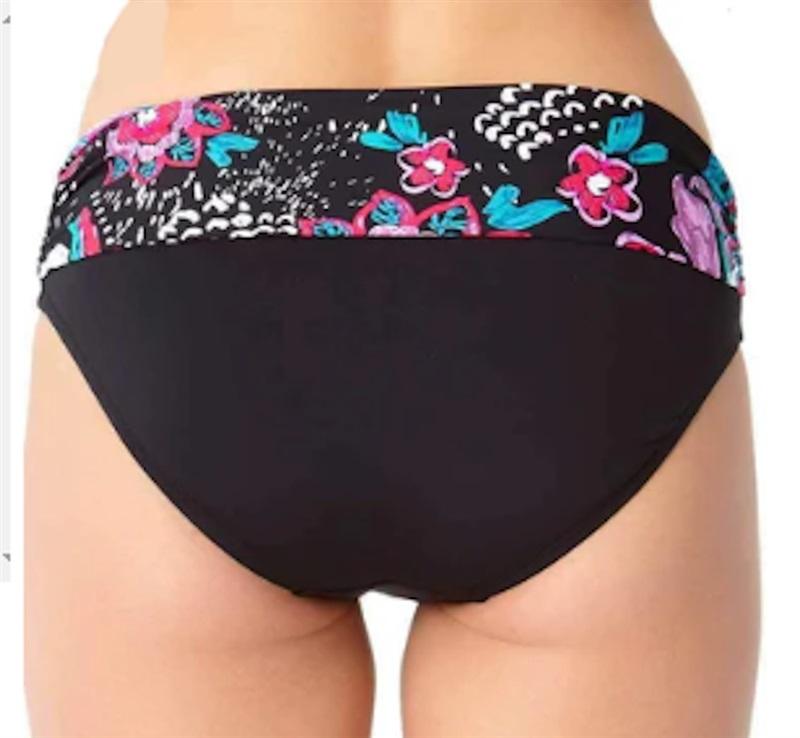 NWT Anne Cole Dragon Fruit SM Banded Cheeky Bikini Swim Bottoms 131885