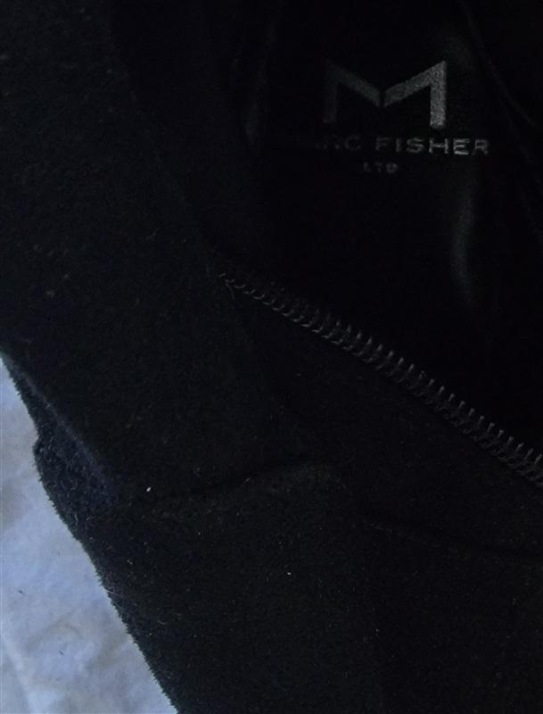 NWOT Marc Fisher 7 Cathi Pointed Toe Over the Knee Black Boot 131892
