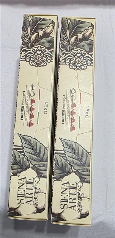 NWT 20 Siena Artie Firenze Nespresso Capsules Italian Roasted Coffee 131898