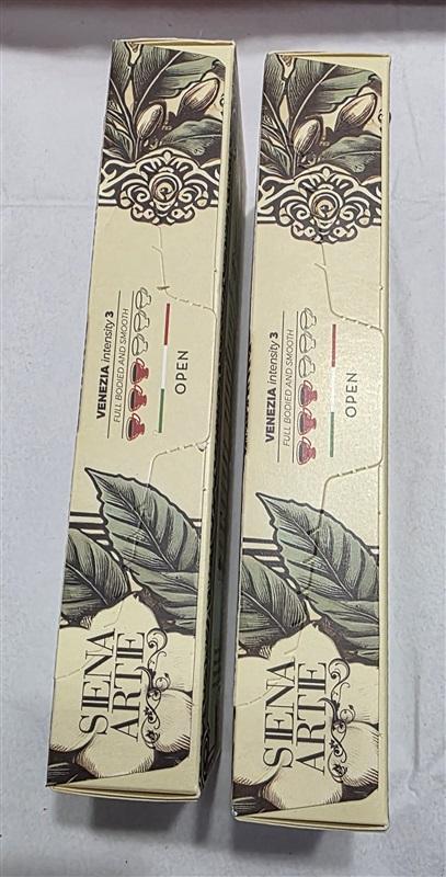 NWT 40 Siena Artie Mixed Nespresso Capsules Italian Roasted Coffee 131900