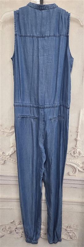 NWT Splendid‎ XS Carlotta Indigo Jumpsuit Blue Chambray Sleeveless 131905