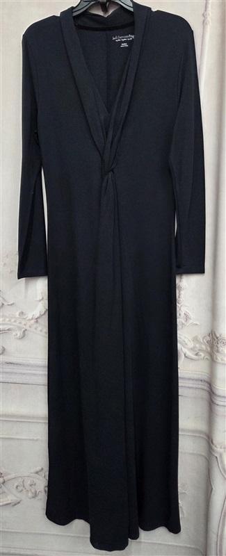 NWOT Soft Surroundings M Lagia V Neck Twist Front Maxi Dress Blue 131909