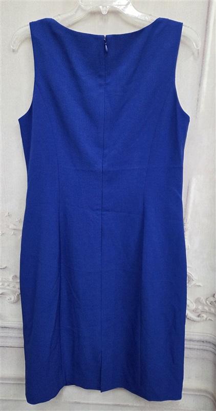 NWOT Tahari Arthur Levin 10P Sleeveless Tank Cobalt Blue Dress 131916