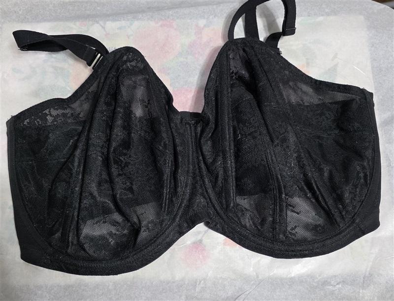 NWT Goddess 36J USA Verity Underwire Strapless Bra 7002 Black 131929