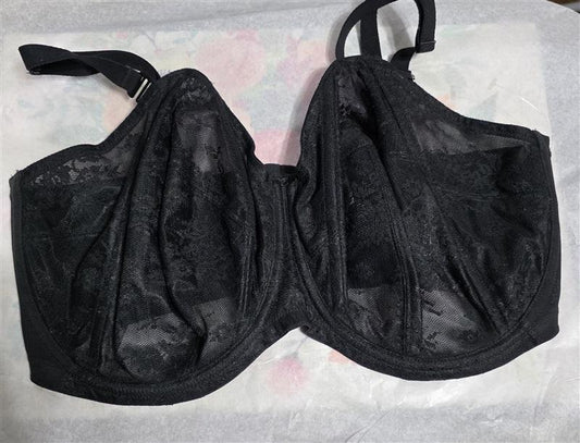 NWT Goddess 36J USA Verity Underwire Strapless Bra 7002 Black 131929