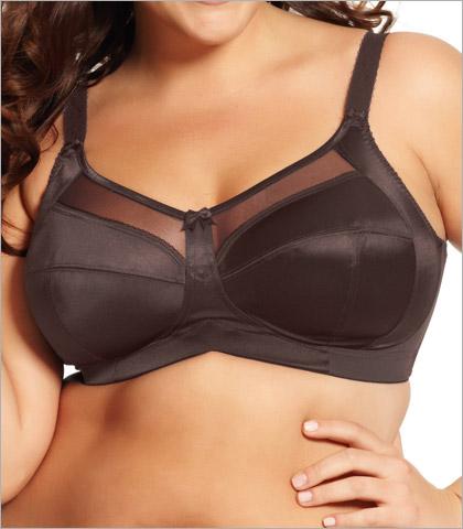 NWT Goddess 38DD Keira Fawn Black Bra Banded 6093 Soft Cup 131930