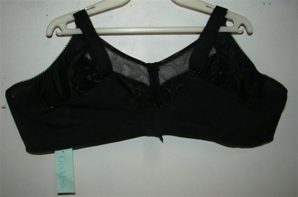NWT Goddess 38DD Keira Fawn Black Bra Banded 6093 Soft Cup 131930