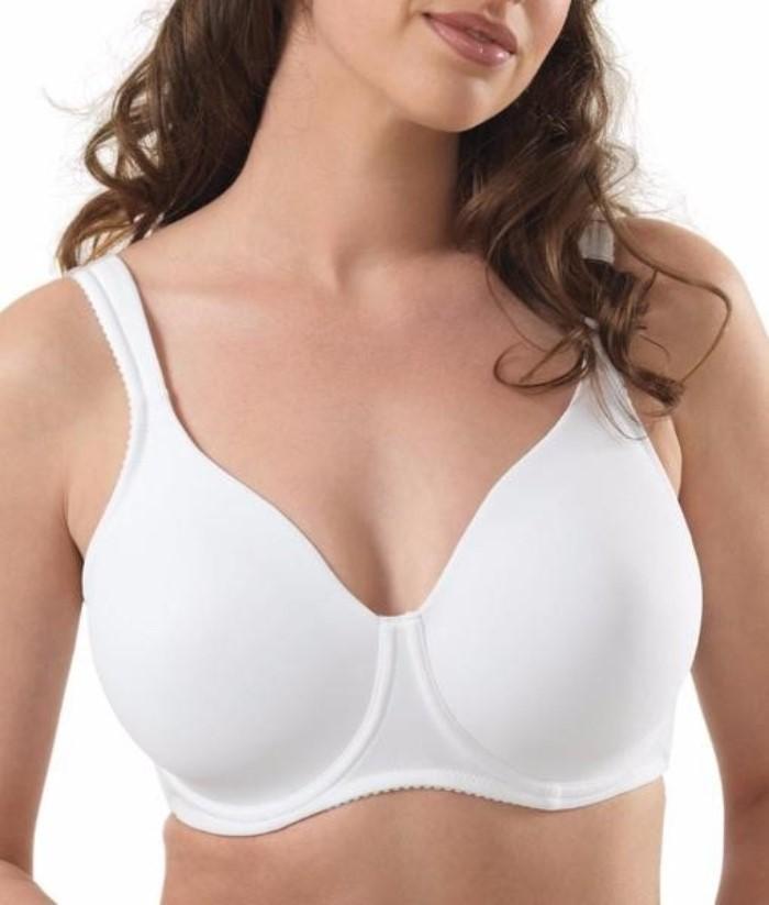 NWOT Leading Lady 44G Molded Soft Cup Bra 5042 White 131934