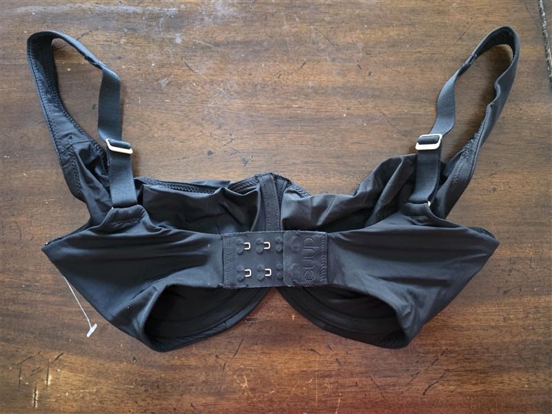 NWOTD CUUP 30g The Scoop Black Microfiber Underwire Bra 131940