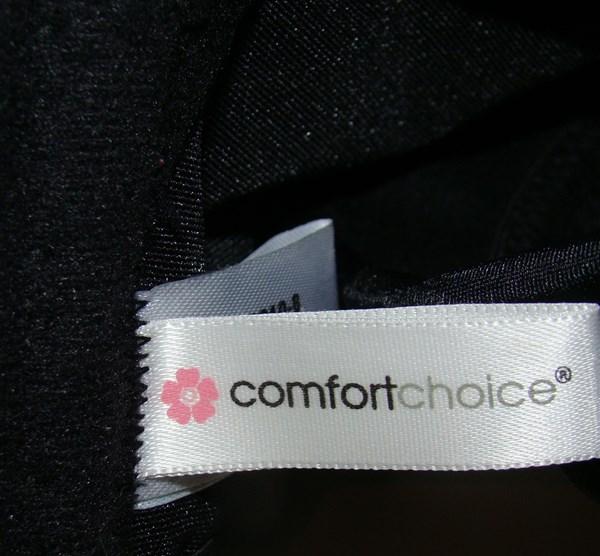 NWOT Comfort Choice 46D Wirefree back smoothing Bra Black 131948
