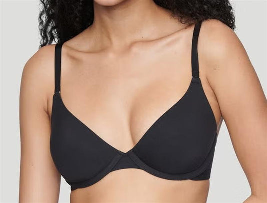 PO CUUP 36C The Plunge Model Black Underwire Bra 131954