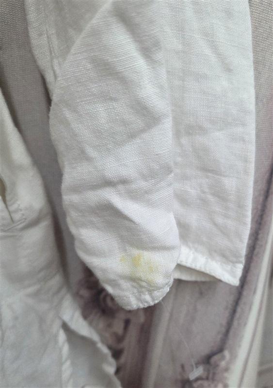NWOT Eileen Fisher S White Organic Linen Button Tunic Shirt 131988